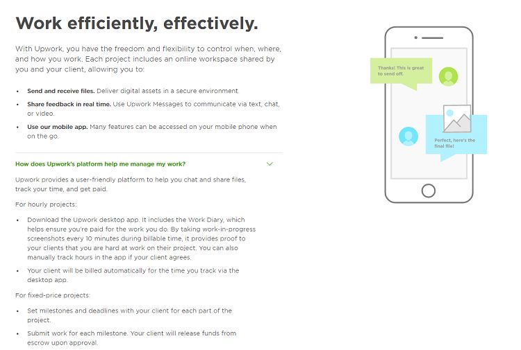 Upwork - Work Efficiently