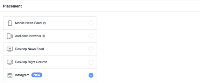 <p>Edit the adset to select your ad target > Select Instagram for placement.</p>