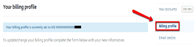 <p>Click on Billing Profile and choose a payment method for your clients.</p>